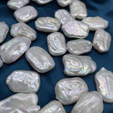 15x23MM Natural Freshwater Pearl Earring Charms Jewelry Loose Beads