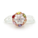Micro Pave CZ Flower Beads for DIY Bracelets/Necklaces