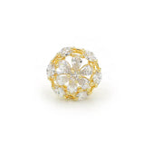 16*16*9mm CZ Flower Beads for DIY Bracelets or Necklaces