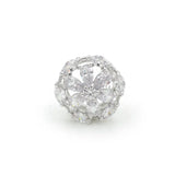16*16*9mm CZ Flower Beads for DIY Bracelets or Necklaces