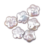 16-17mm Plum Flower Shaped Pearl Loose Bead Freshwater Baroque Nucleated