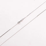 925 Sterling Silver Snake Female Necklace Chain 0.7mm Three Colors