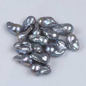 16-19mm AAAA Natural Pink Grey Baroque Pearl Strand