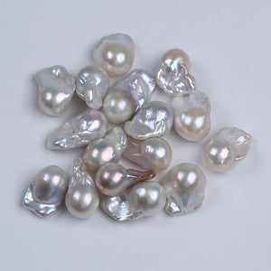 16-19mm AAAA Natural Pink Grey Baroque Pearl Strand