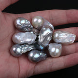16-19mm AAAA Natural Pink Grey Baroque Pearl Strand