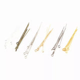 Eye Head Pins 7 Colors Plated for Jewelry Making Supplies