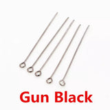 Eye Head Pins 7 Colors Plated for Jewelry Making Supplies