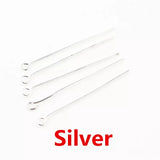 Eye Head Pins 7 Colors Plated for Jewelry Making Supplies