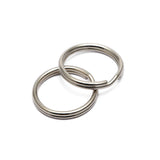 50pcs/lot Metal Key Holder Split Rings Unisex Keyring Keychain Keyfob
