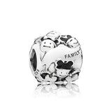 925 Silver Heart/Poker/Cup Beads Kids Jewelry