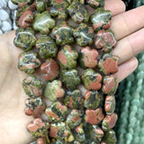Natural Plum Blossom Agates Jades Quartz Beads for Jewelry Making