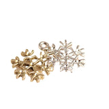 Glazing Alloy Snowflake Style Earring Necklace Pendant Charms 50Pcs