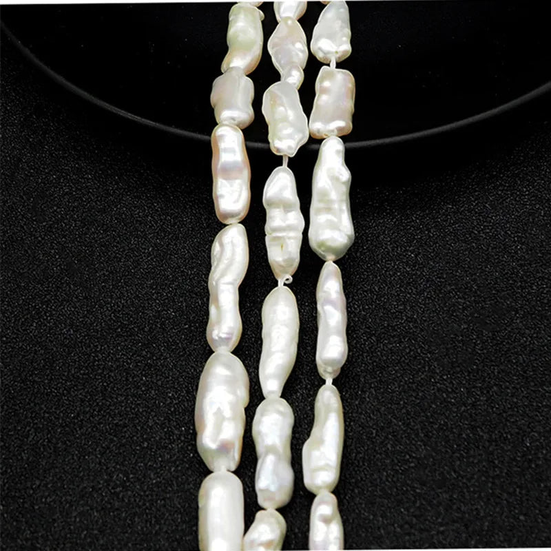 10Pcs Baroque Irregular Natural Freshwater Pearl Beads Strand Charms Loose Bead