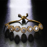 Adjustable Large Stone Bracelet & Bangle