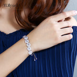 Adjustable Large Stone Bracelet & Bangle