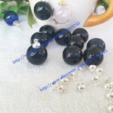16*4mm Glass Bubble & 6mm Cap DIY Glass Perfume Pendant