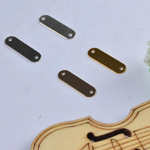 Copper Small Sheet Charms Pendant for DIY Necklaces