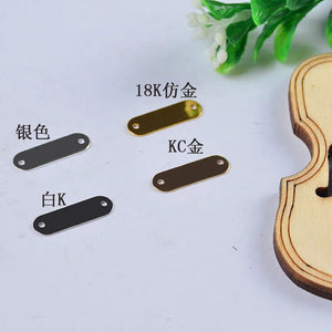 Copper Small Sheet Charms Pendant for DIY Necklaces