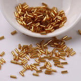 450g Glass Bugles Beads Tube Straight Glass Seed Bugle for DIY Jewelry Making
