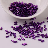 450g Glass Bugles Beads Tube Straight Glass Seed Bugle for DIY Jewelry Making