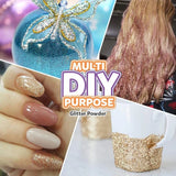 16 Colors Glitter Powder Sequins Holographic Chunky Glitter for Resin Crafts