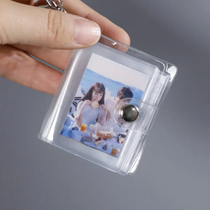 Photo Album Keychain Mini Instant DIY Pendant Personalized Photos Keyring