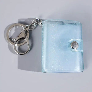 Photo Album Keychain Mini Instant DIY Pendant Personalized Photos Keyring