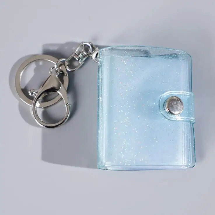 Photo Album Keychain Mini Instant DIY Pendant Personalized Photos Keyring