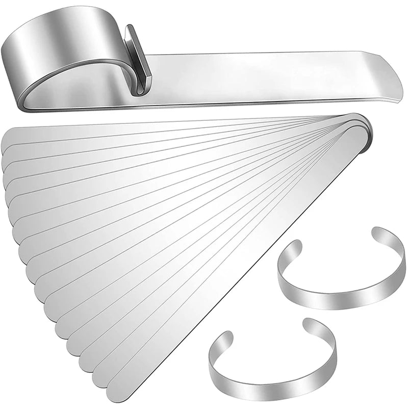 DIY Bracelet Bending Bar Kit w/ Aluminum Bracelet Blanks