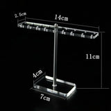 16 Holes Earring Stand Jewelry Organizer Chains Earring Hanging Case