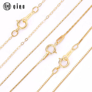 14KGF Round O Chain Box Chain Snake Chain For Jewelry Making DIY Necklace