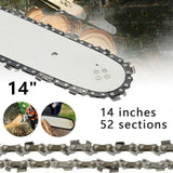 16" 52 Drive Links Chainsaw Saw Chain Wood Cutting Chainsaw Parts