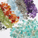 16" Natural Stone Irregular Beads Labradorite Agates Garnet Quartz Larimar