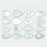 Sea Creatures Earring Cutting Die Set - 16 PCS