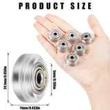 16 Pcs 3D Printer PC Pulley Wheels 625Zz Linear for CR10, 3, and More