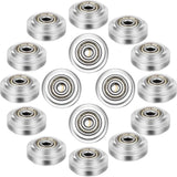 16 Pcs 3D Printer PC Pulley Wheels 625Zz Linear for CR10, 3, and More