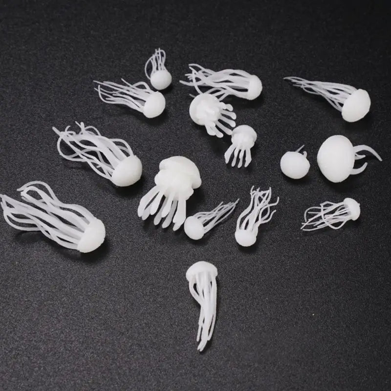 16 Pcs Crystal Ocean Resin Jellyfish Modeling for Jewelry Tools