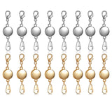 16 Pcs Locking Magnetic Jewelry Clasp Round Necklace Bracelet Extender