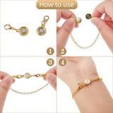 16 Pcs Locking Magnetic Jewelry Clasp Round Necklace Bracelet Extender