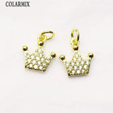 16 Pcs Tiny Zirconia Jewelry Pendant for Women 8168