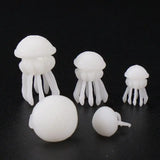 16 Pcs 3D Mini Jellyfish Epoxy Filling Material Ocean Resin DIY Craft UV Filler