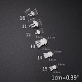 16 Pcs Epoxy Ocean Resin Mini Jellyfish Modeling Kit