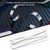 16-Pc Stainless Steel Bangle Blanks DIY Bracelet Cuffs