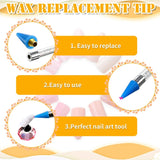 16 Nail Rhinestones Picker Replacement Tips for Dotting Pen