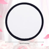 16-Piece Sublimation Fabric Iron-on Circular Blanks for Clothes, Hats, Uniforms