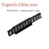 16 Sets Golden Silvery Number Letter with Base Adjustable Display Stand