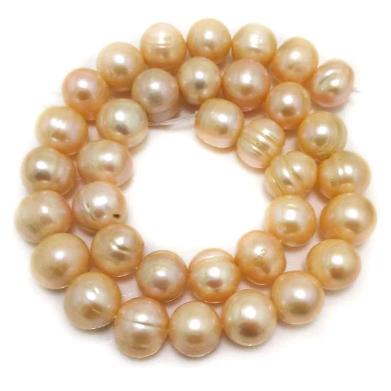 16" 12-13mm Pink Potato Freshwater Pearl Strand