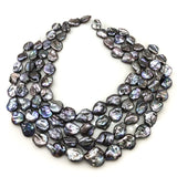 16-inch 15-18mm Natural Baroque Coin Pearl Strand