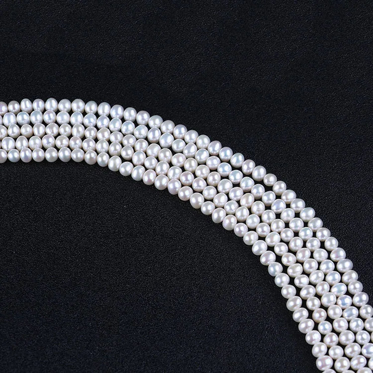 16-inch Potato Shape Freshwater Pearl String