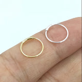 16 pcs/pack 925 Sterling Silver Nose Ring Body Jewelry